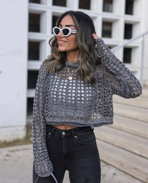 GONA TOP- Gray - Image 2