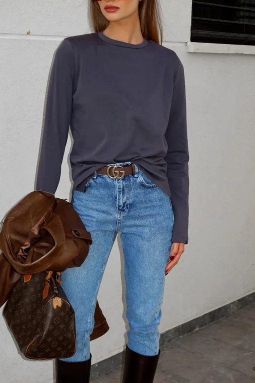 Rain- navy\ gray shirt