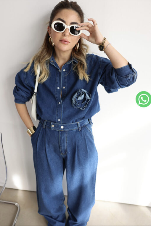Sally Shirt - Dark blue