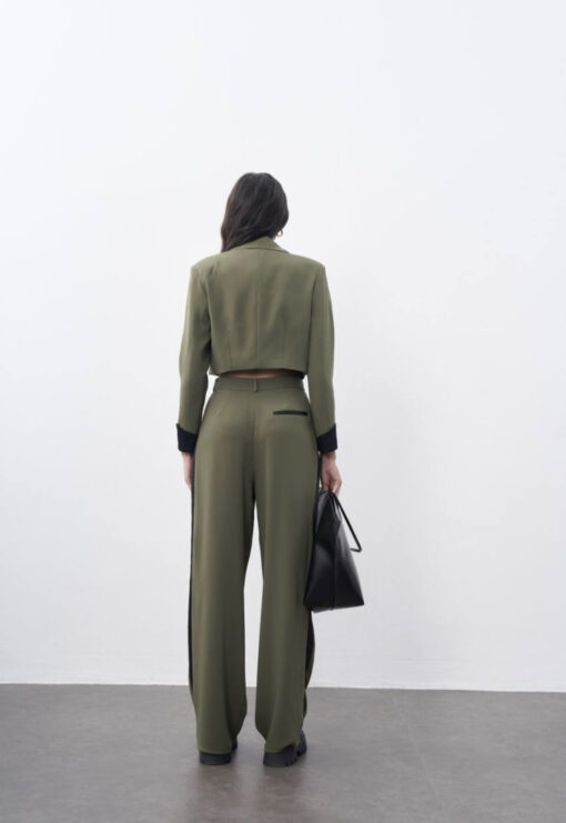 Naela pants – Olive - Image 2