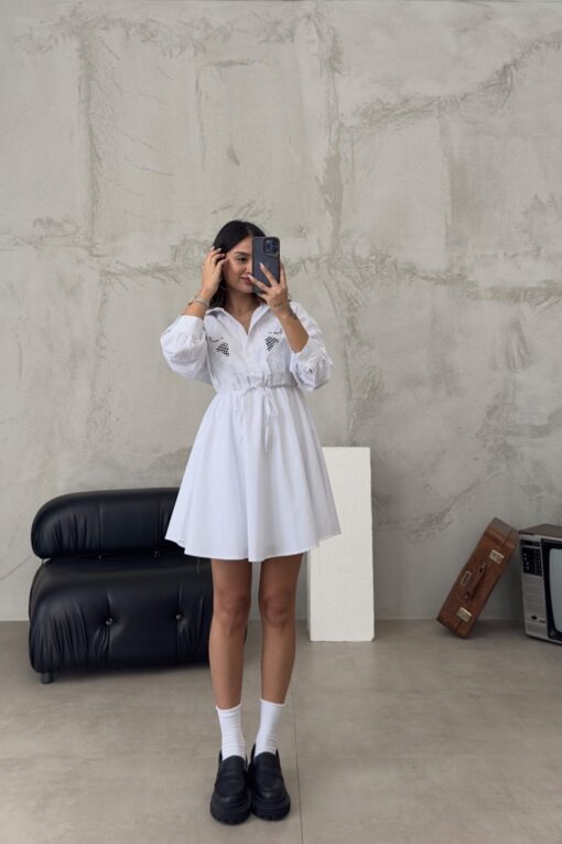 Aseel dress- white - Image 2