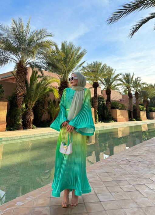 Sandrella dress- green