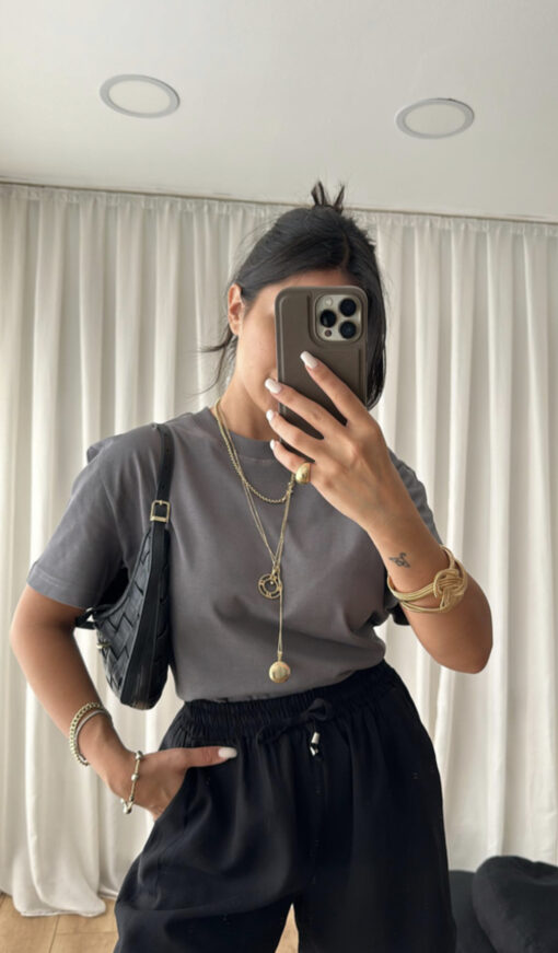 Maroco top- Light gray