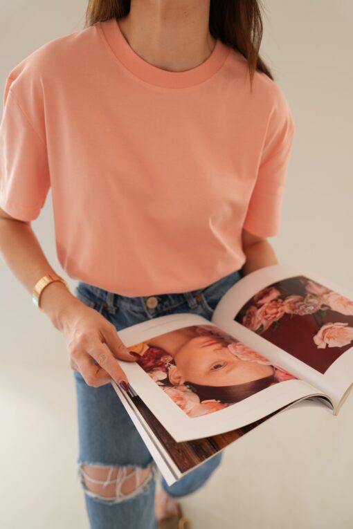 Maroco top- peach