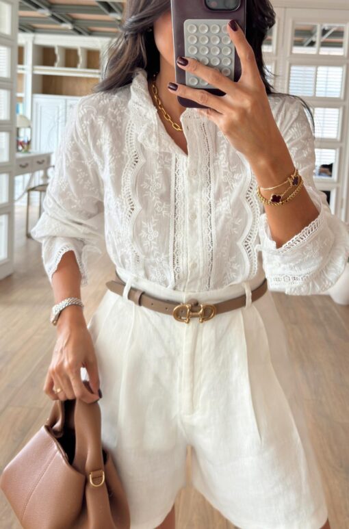 Maram Shirt- White