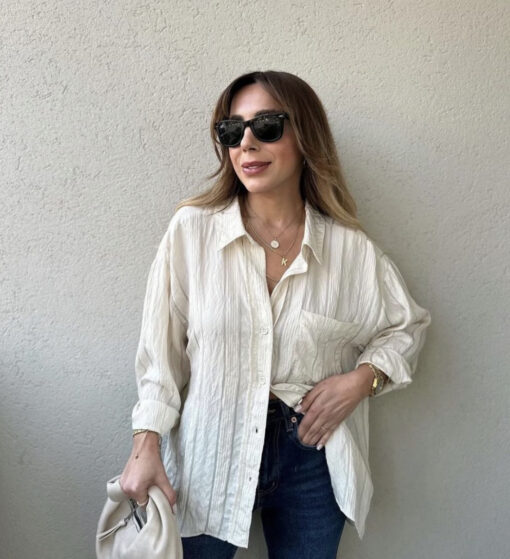 Alaa Shirt – OFF white - Image 4