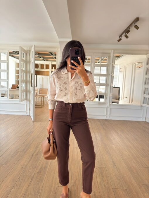 Mira shirt- Off white - Image 2