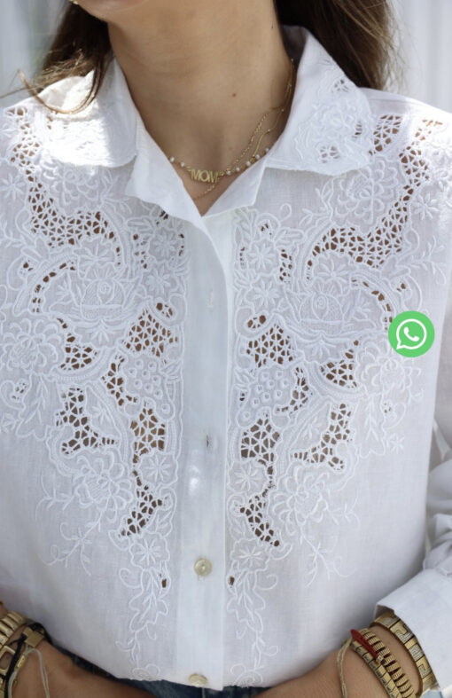 Mira shirt- white - Image 3
