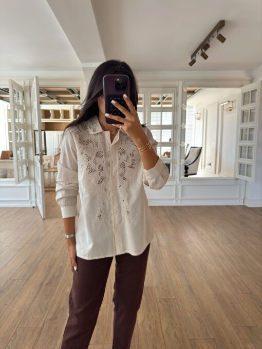 Mira shirt- white - Image 4