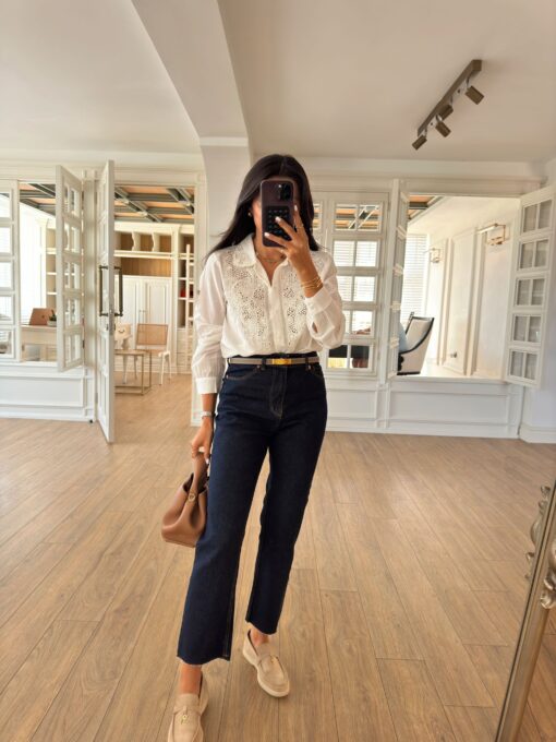 Mira shirt- white - Image 7