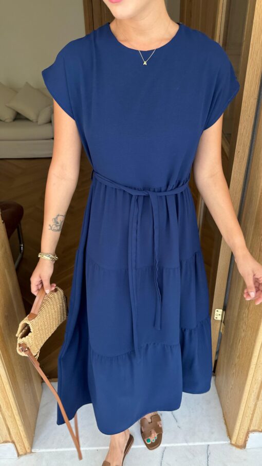 Alfena dress- Dark Navy - Image 2