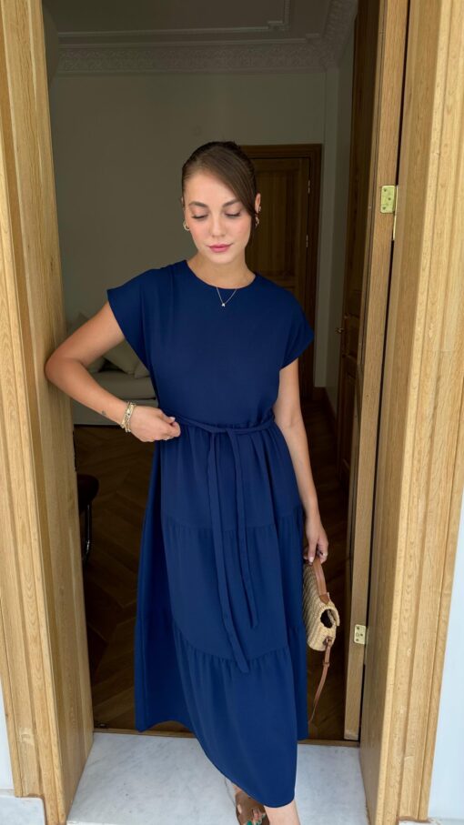 Alfena dress- Dark Navy - Image 4