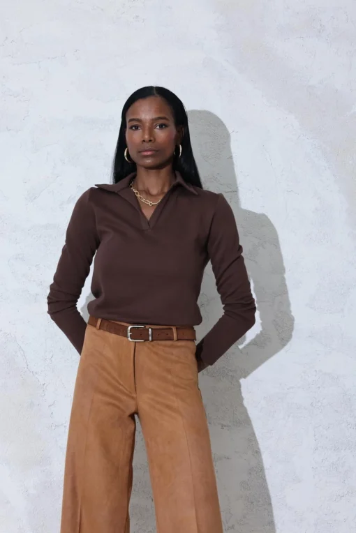 Sawsan top -Browne
