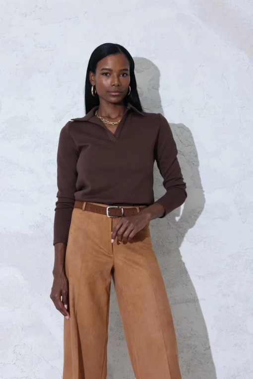 Sawsan top -Browne - Image 2