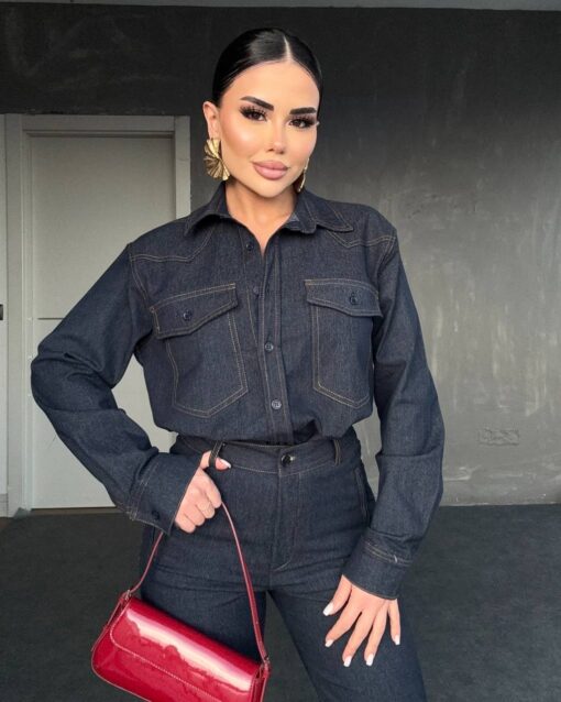 Marlen denim shirt - Image 2