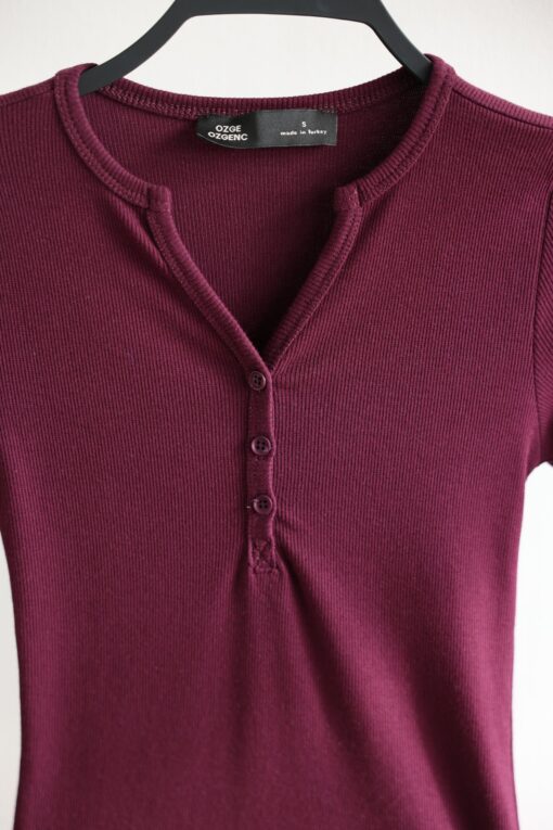 Malak TOP -burgundy - Image 4