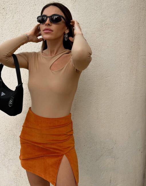 Bodysuit-camel
