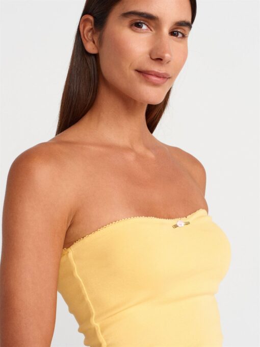 Carol Strapless- Yellow - Image 4