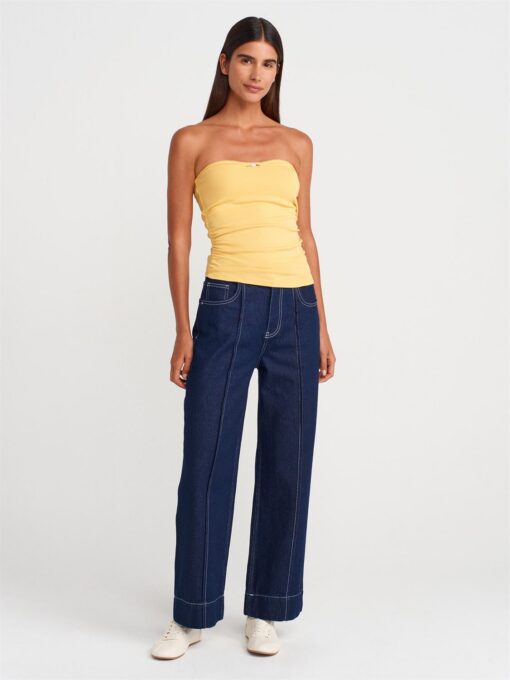 Carol Strapless- Yellow - Image 5