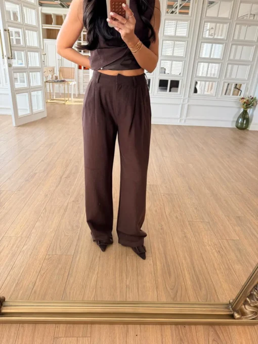 Paris pants- brown - Image 4