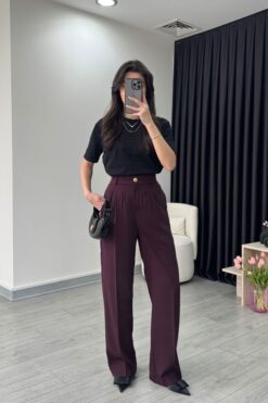 Amira pants - Red wine